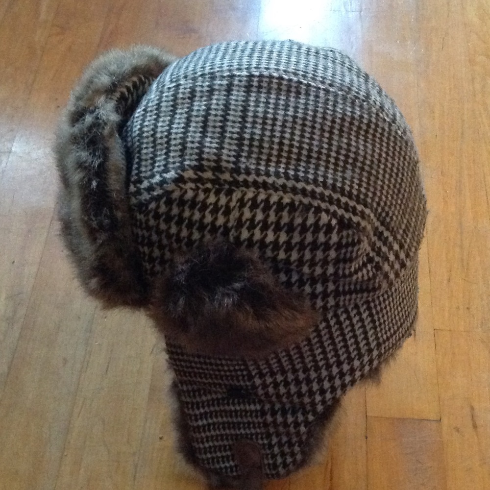 Manhattan Hat Company Trapper Cap Faux Fur Earflap